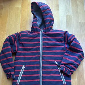 Hanna Andersson Fleece Lined Hooded Winter Ski Snow Jacket, size 10 (140 cm)